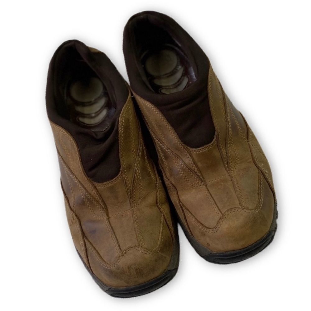 Bass DriLex Tumulus Brown Leather Slip On Shoes 11